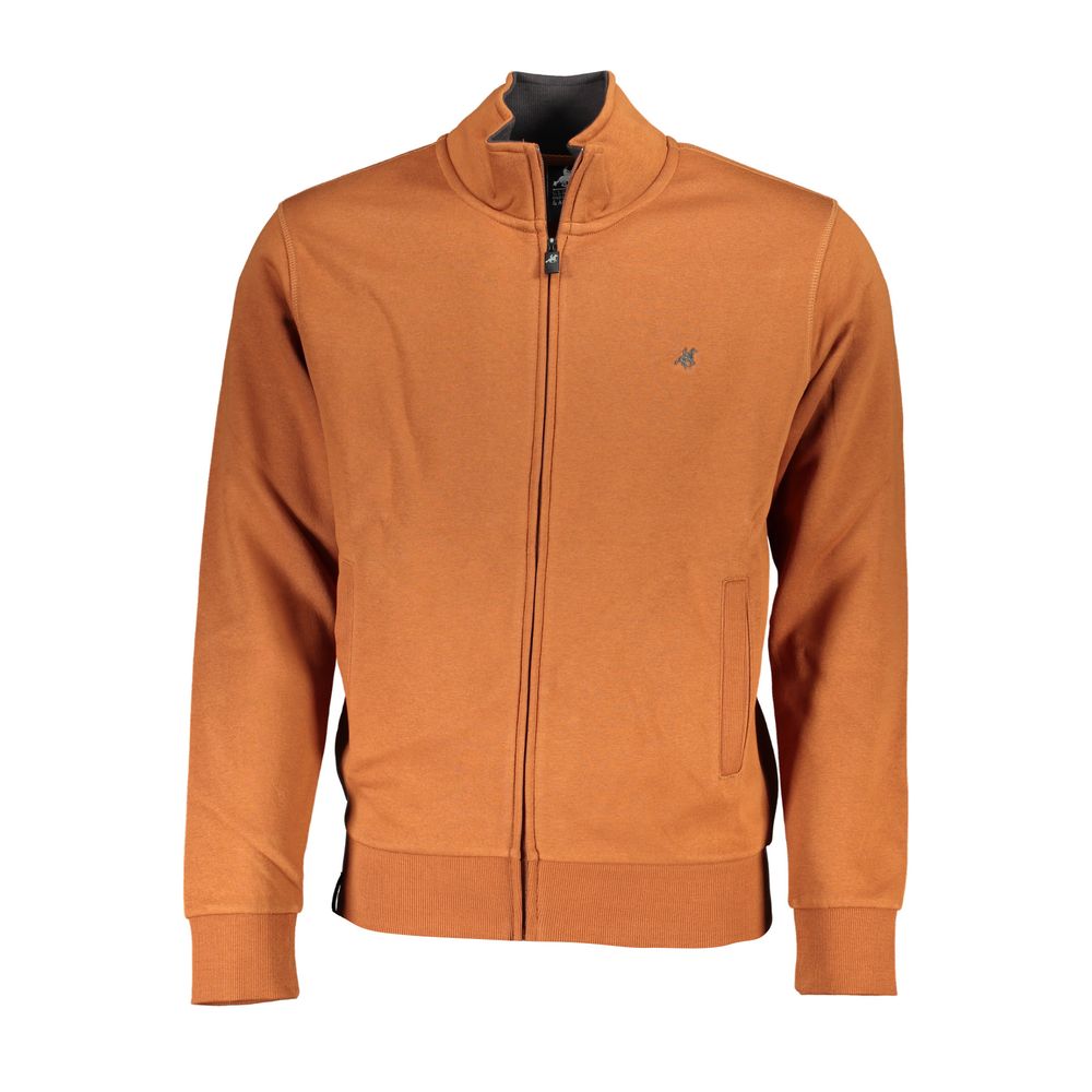 U.S. Grand Polo Marrone Cotton Men Sweatshirt