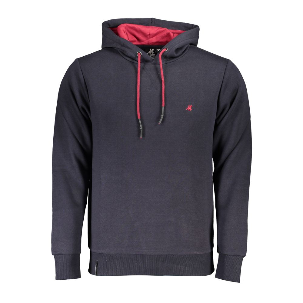 U.S. Grand Polo Blue Cotton Men Hoodie