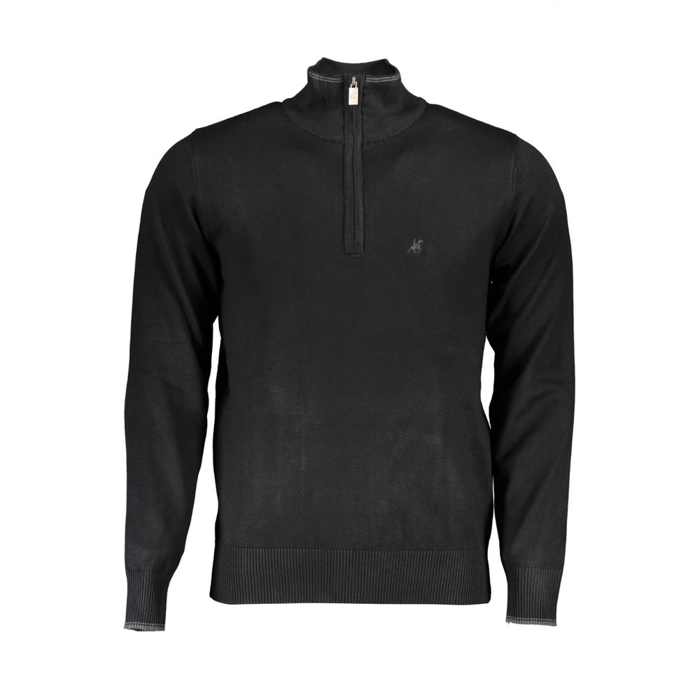 U.S. Grand Polo Black Viscose Men's Sweater