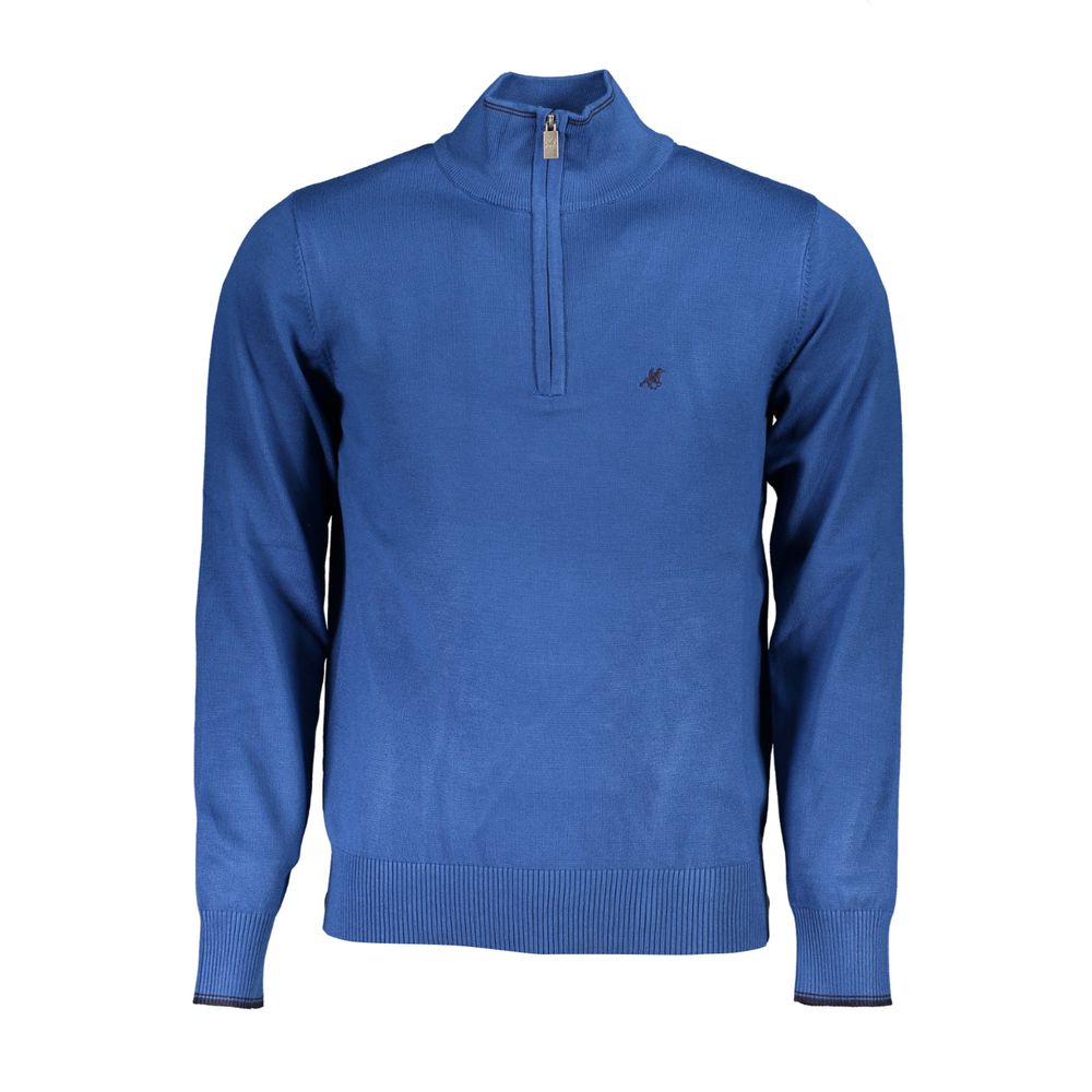 U.S. Grand Polo Blue Viscose Men's Sweater