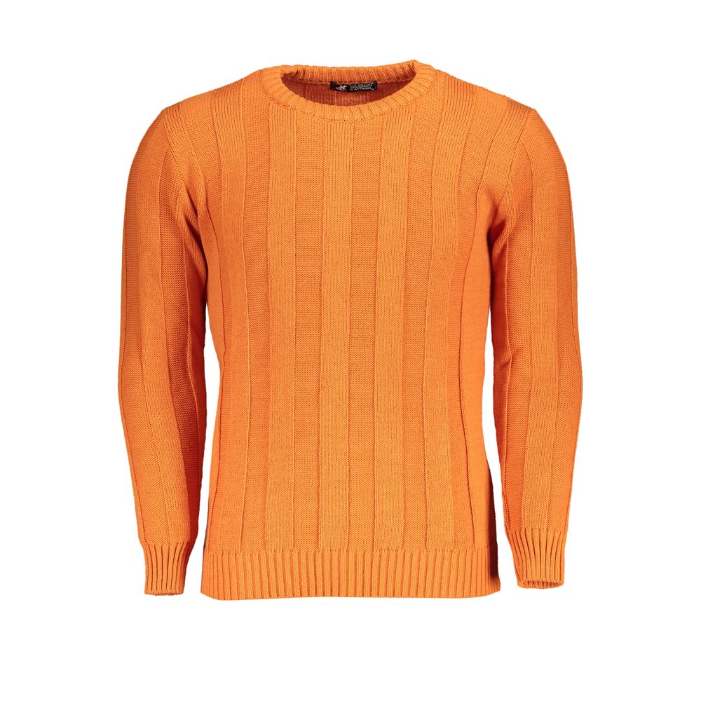 U.S. Grand Polo Arancione Acrylic Men Sweater