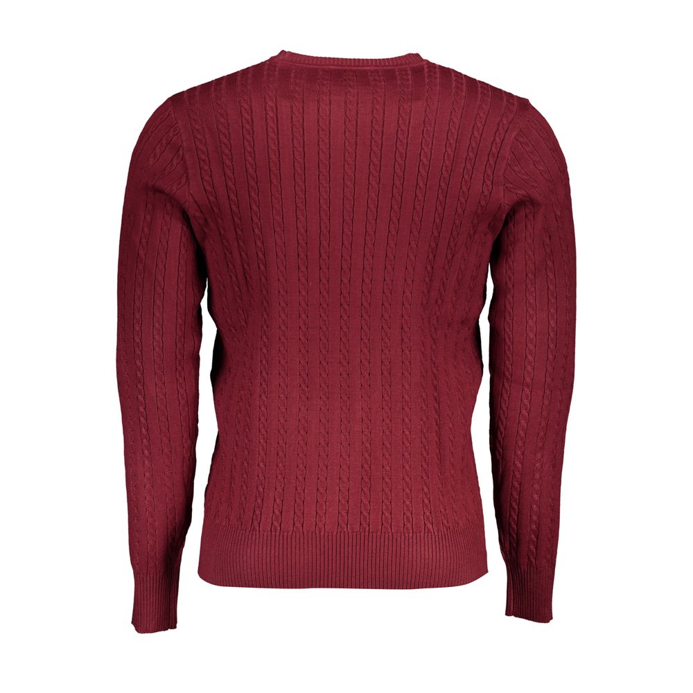U.S. Grand Polo Red Viscose Men's Sweater