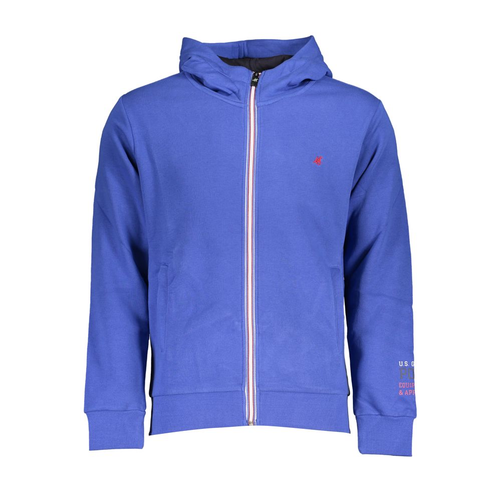 U.S. Grand Polo Blu Cotton Men's Sweatshirt