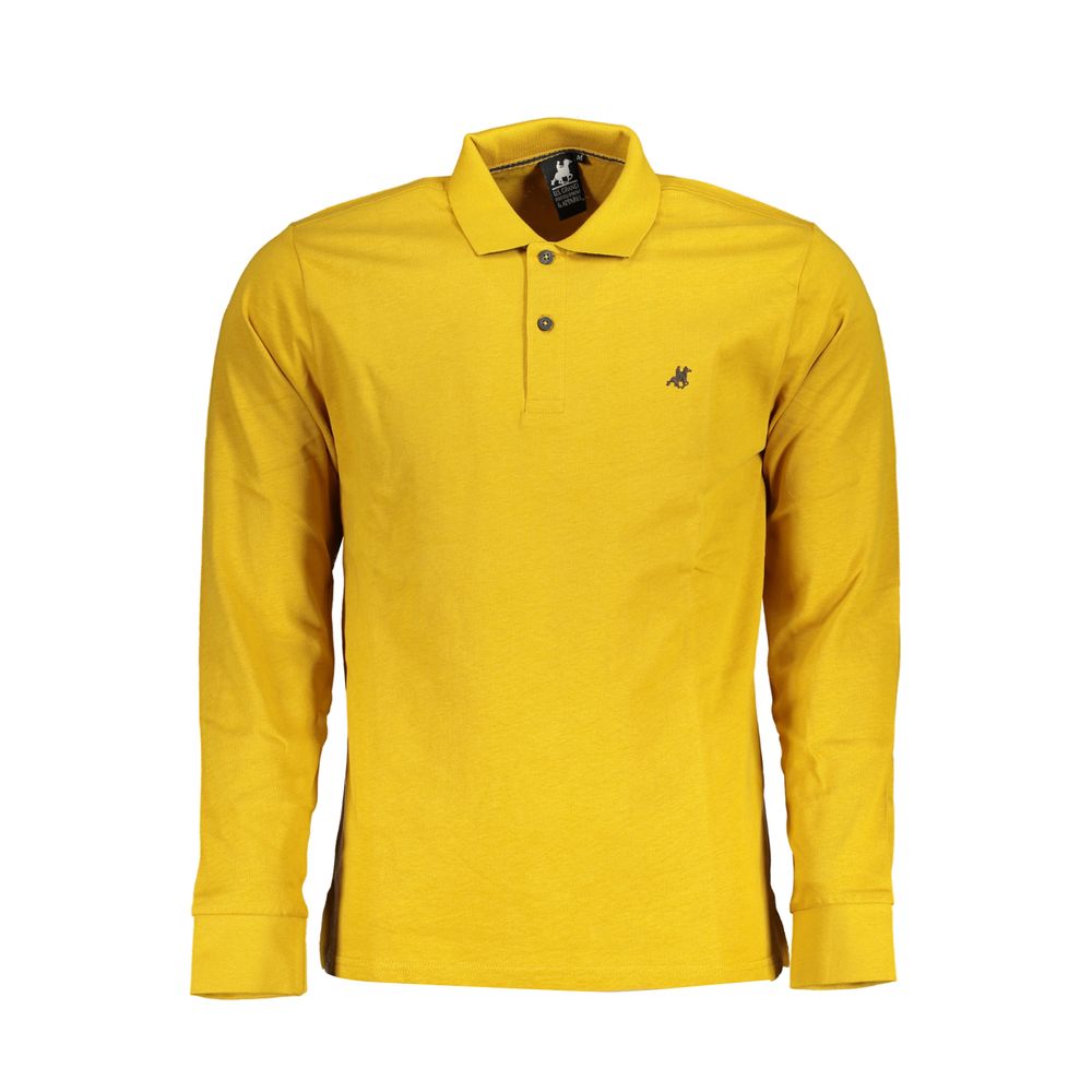 U.S. Grand Polo Yellow Cotton Men Polo Shirt