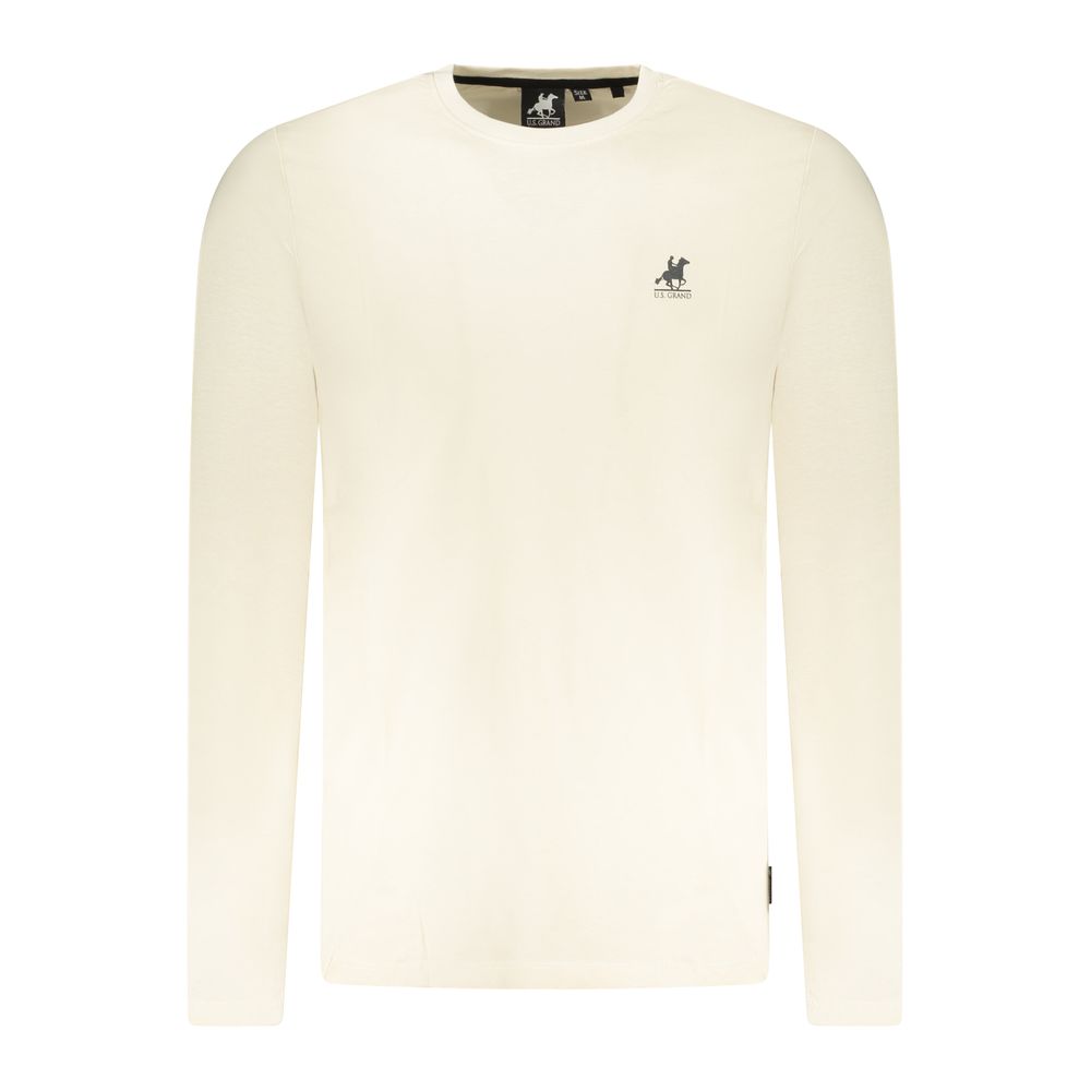 U.S. Grand Polo Beige Cotton Men T-Shirt