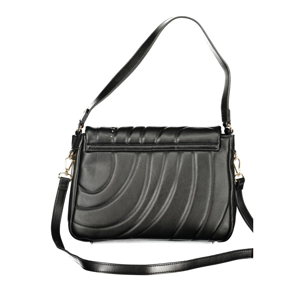 Cafenoir Black Polyurethane Women Shoulder Bag