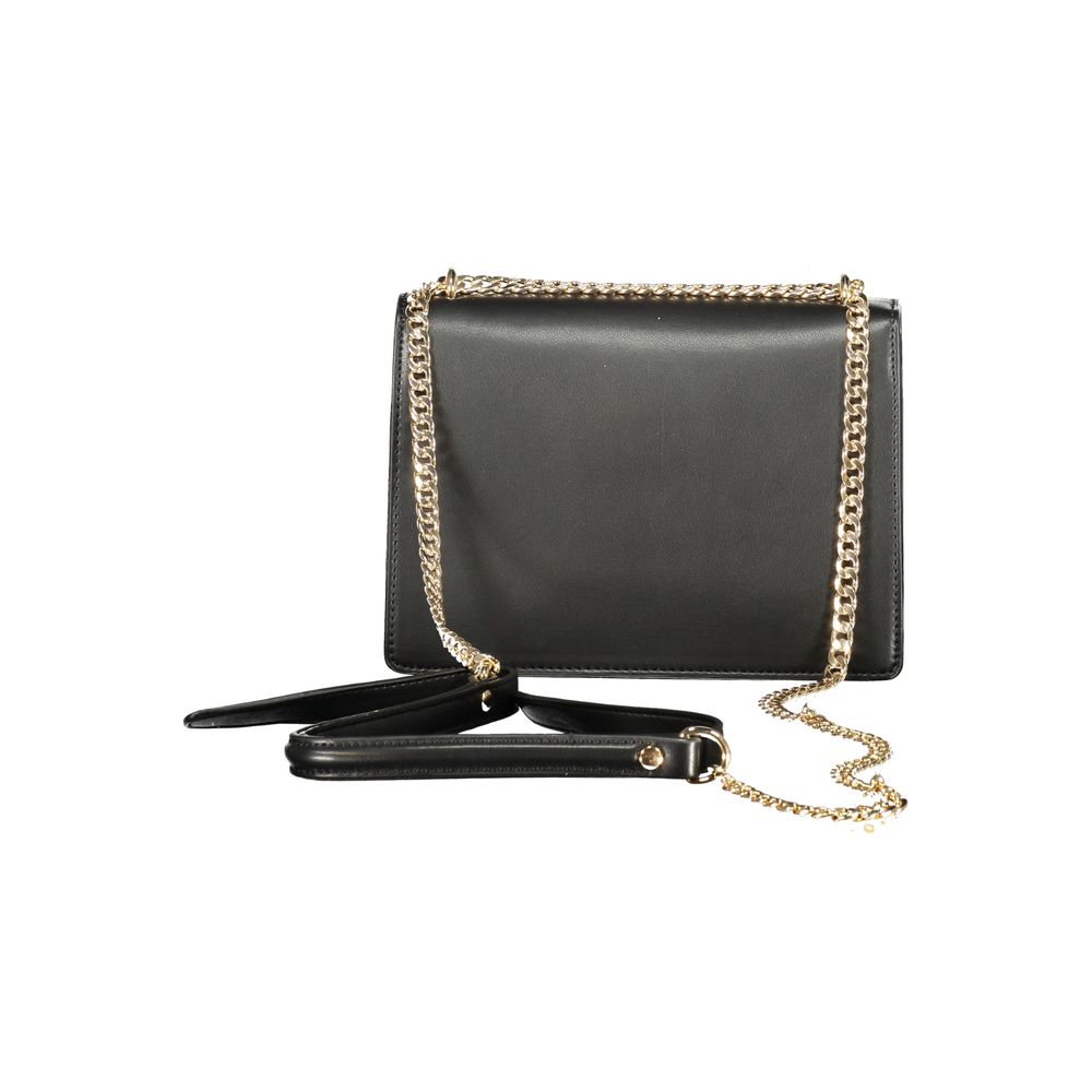 Cafenoir Black Polyurethane Women Shoulder Bag
