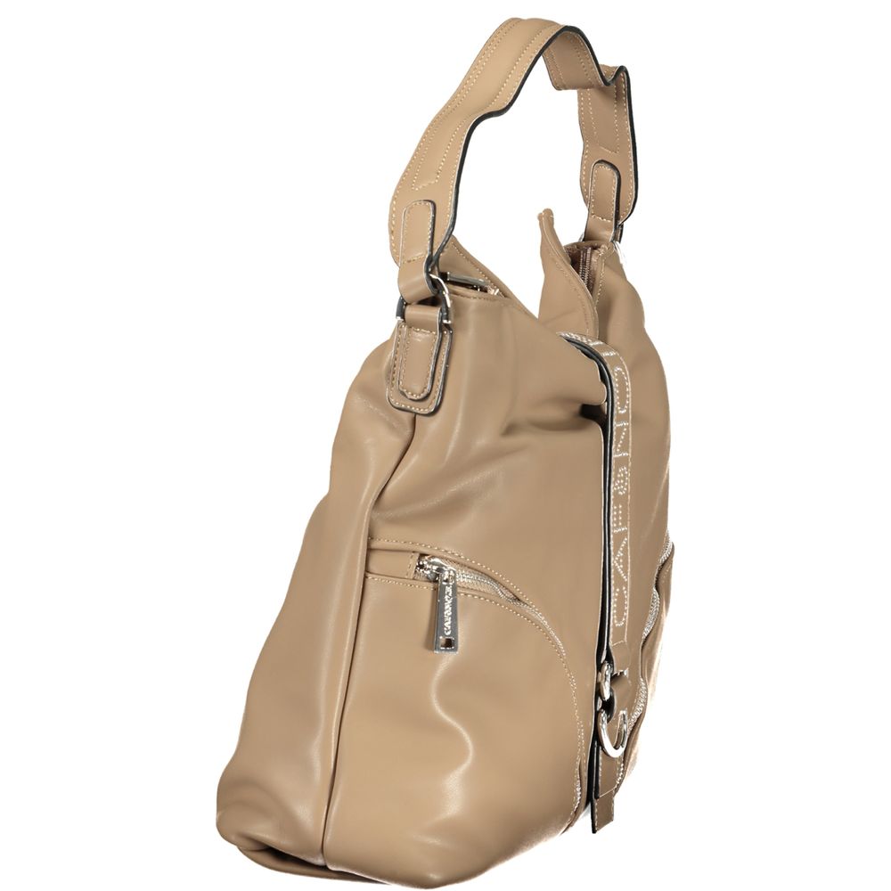 Cafenoir Brown Polyurethane Women's Bag