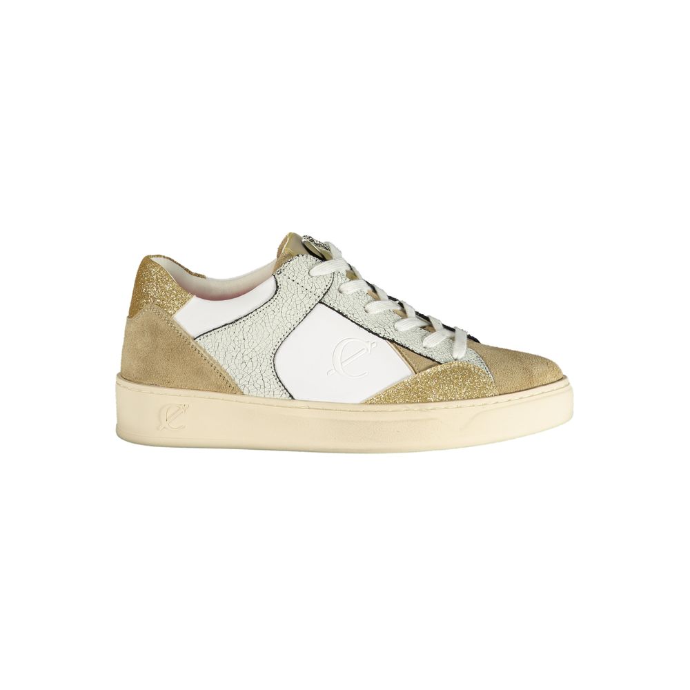 Cafenoir White Polyurethane Women Sneaker