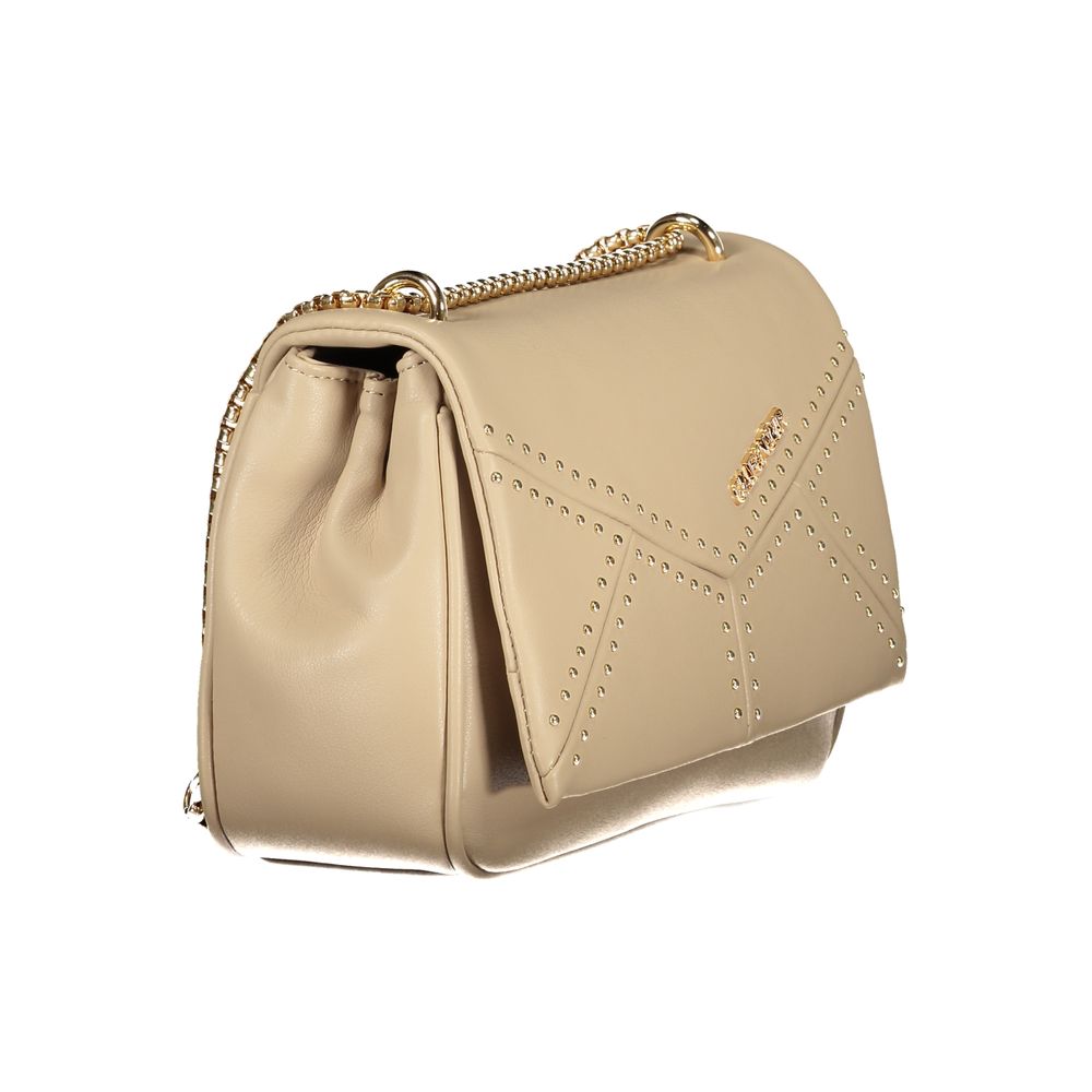 Cafenoir Beige Polyurethane Women Shoulder Bag
