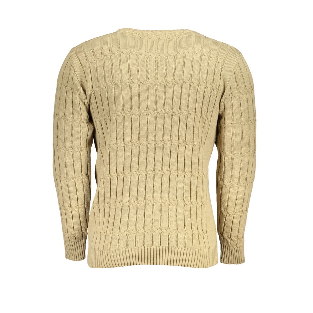 U.S. Grand Polo Beige Acrylic Men Sweater