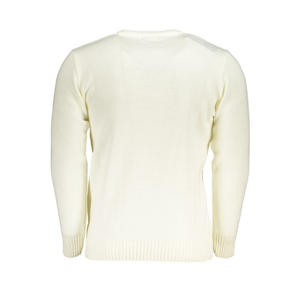 U.S. Grand Polo White Acrylic Men Sweater