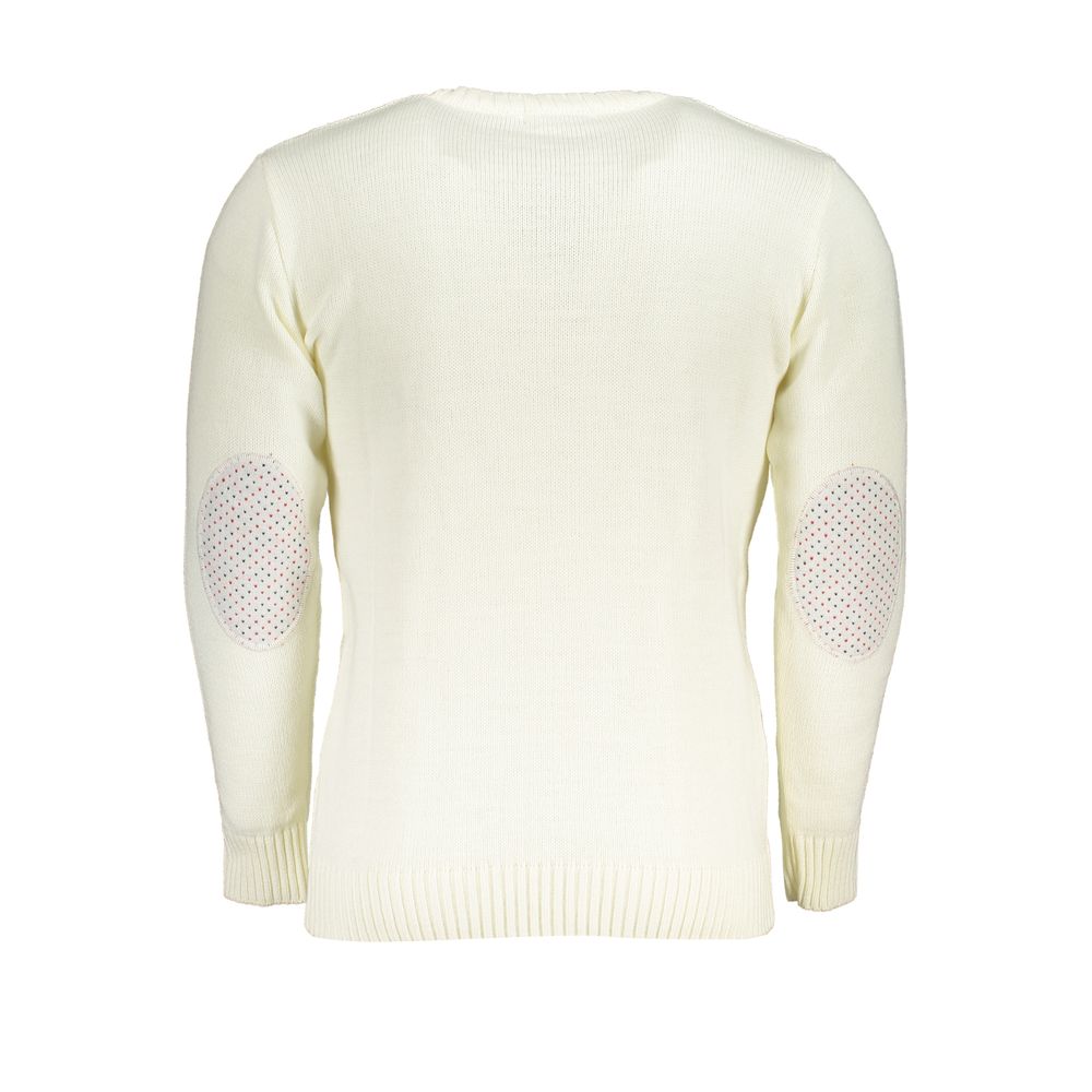 U.S. Grand Polo Bianco Acrylic Men Sweater