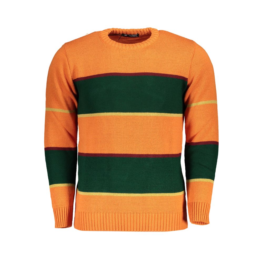 U.S. Grand Polo Arancione Acrylic Mens Sweater