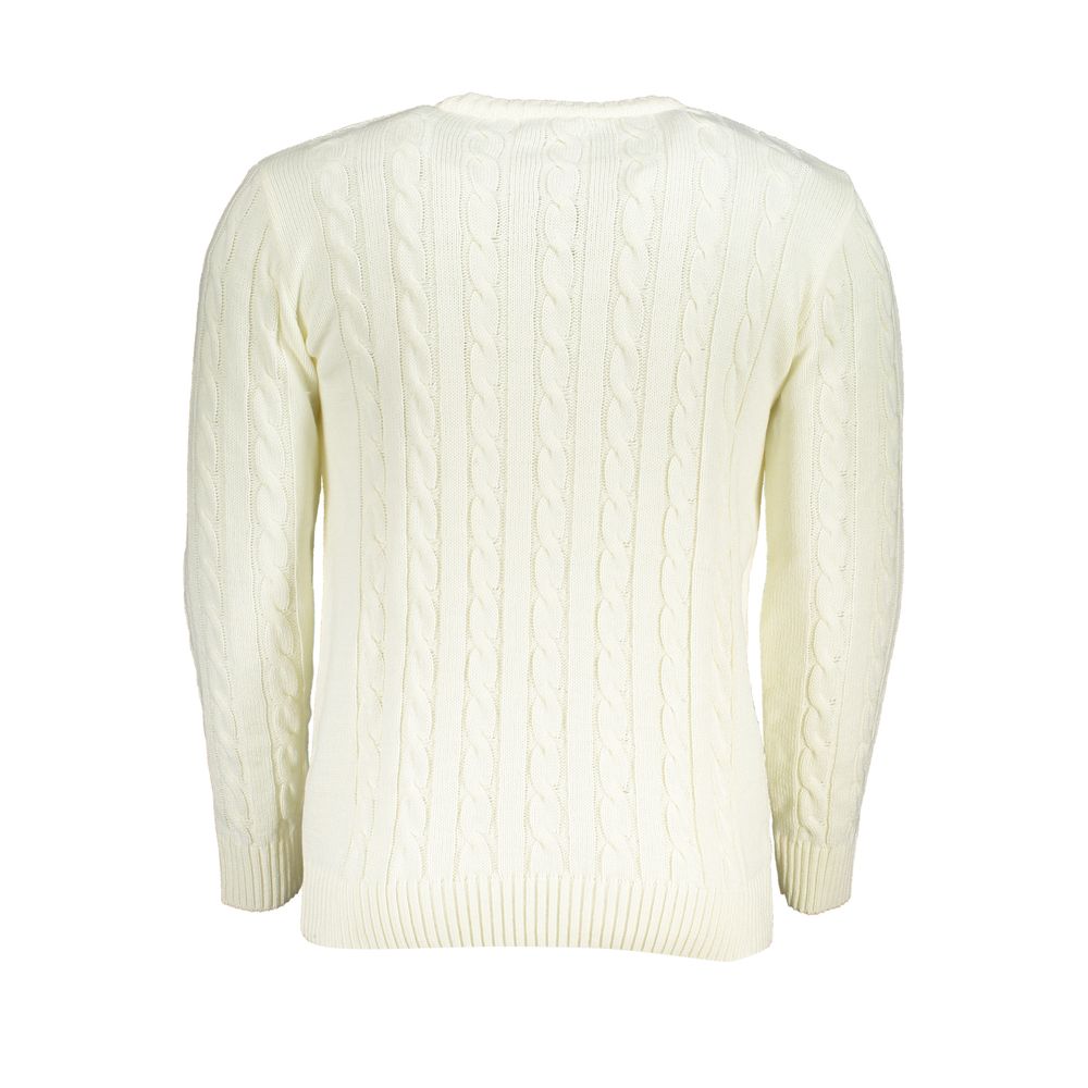 U.S. Grand Polo Bianco Acrylic Men Sweater