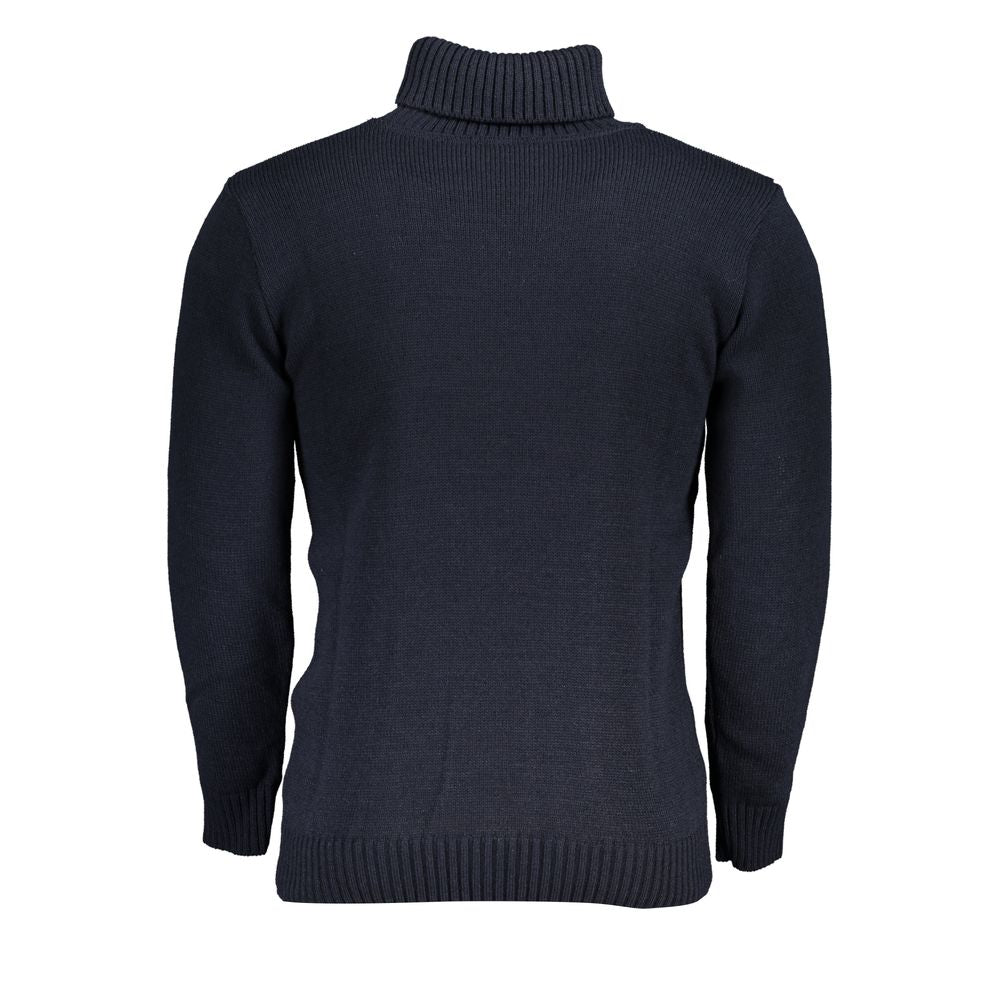 U.S. Grand Polo Blue Acrylic Men Sweater