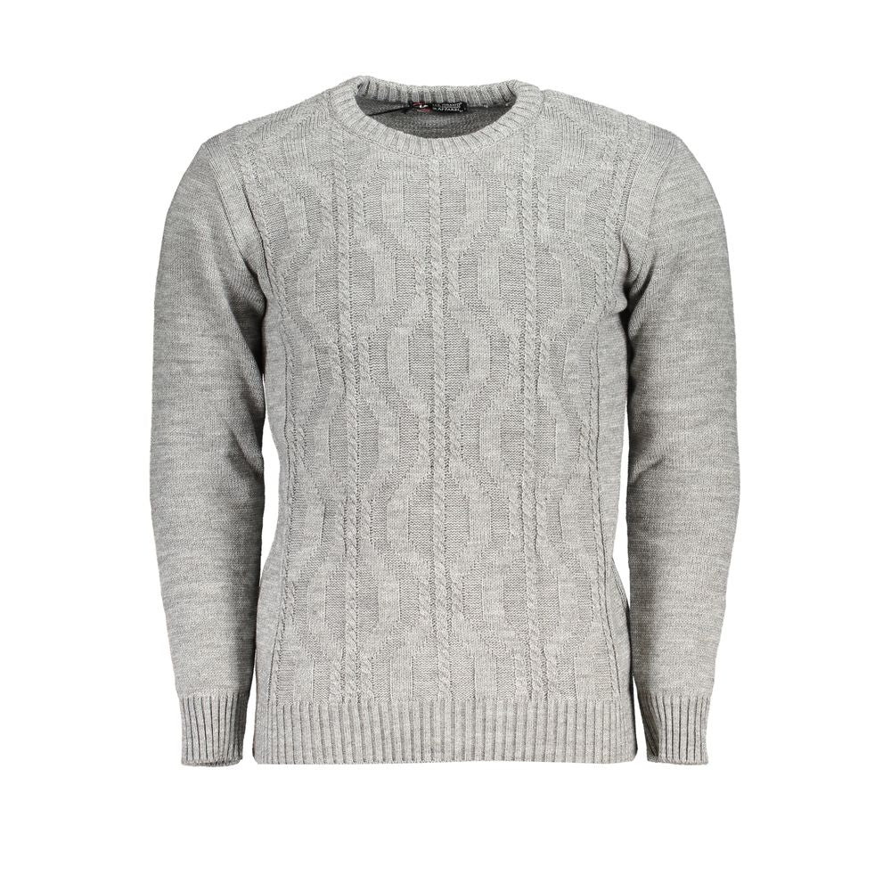 U.S. Grand Polo Grigio Acrylic Men Sweater