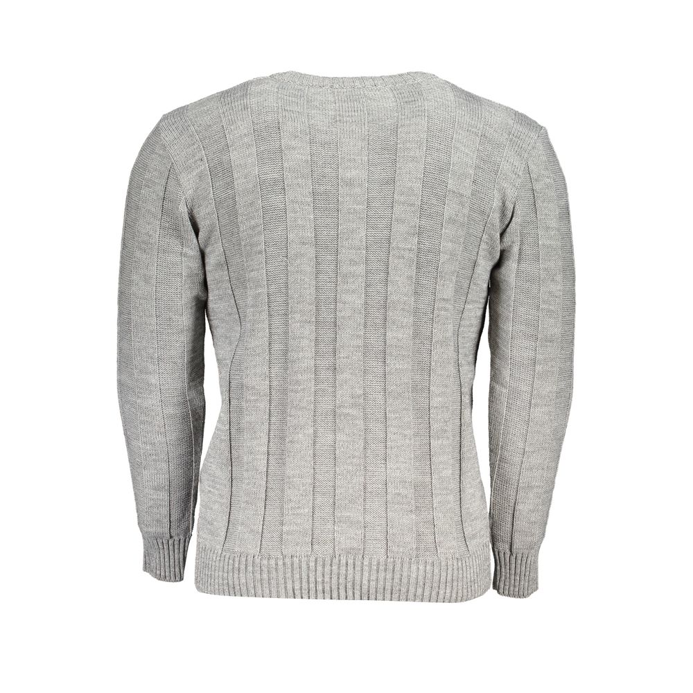 U.S. Grand Polo Grigio Acrylic Men Sweater