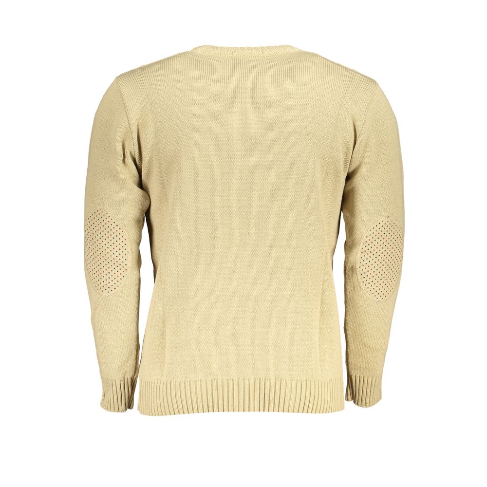 U.S. Grand Polo Beige Acrylic Men Sweater