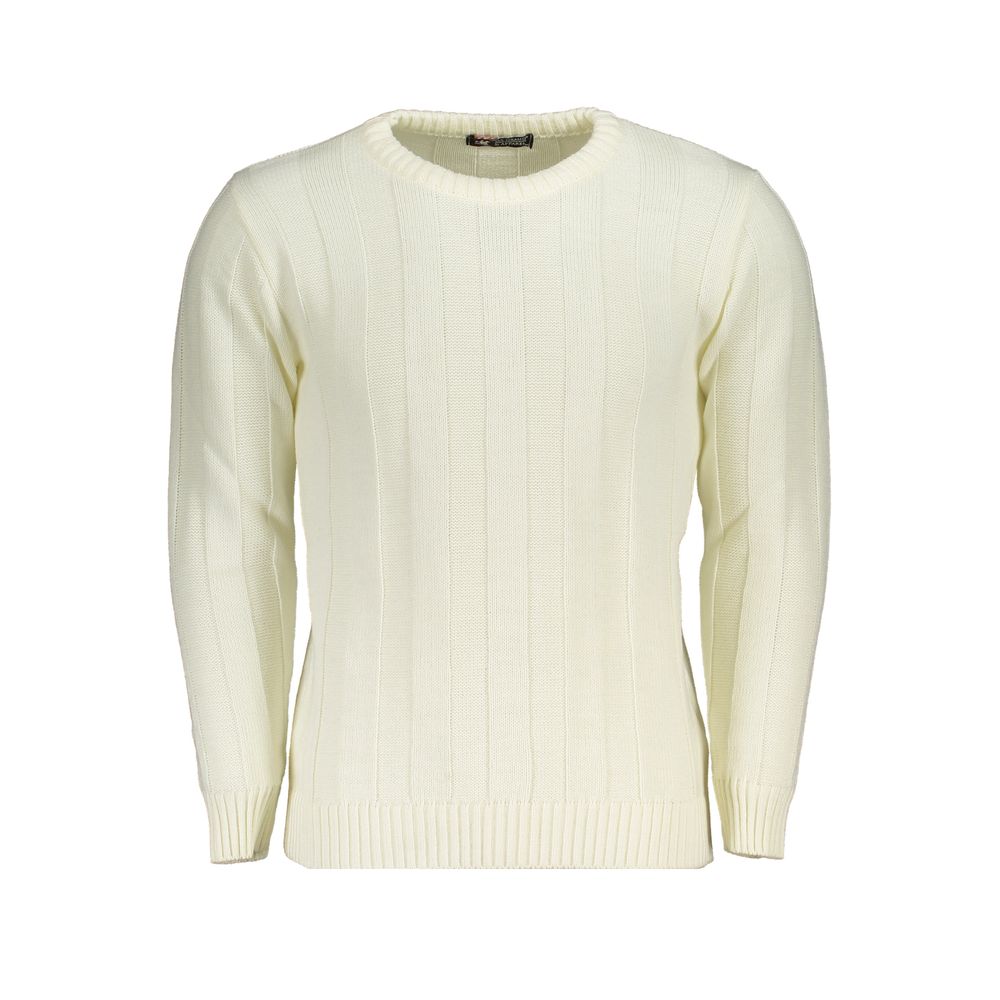 U.S. Grand Polo White Acrylic Men's Sweater