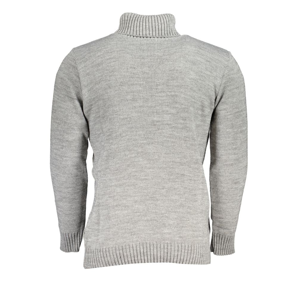 U.S. Grand Polo Grigio Acrylic Men Sweater