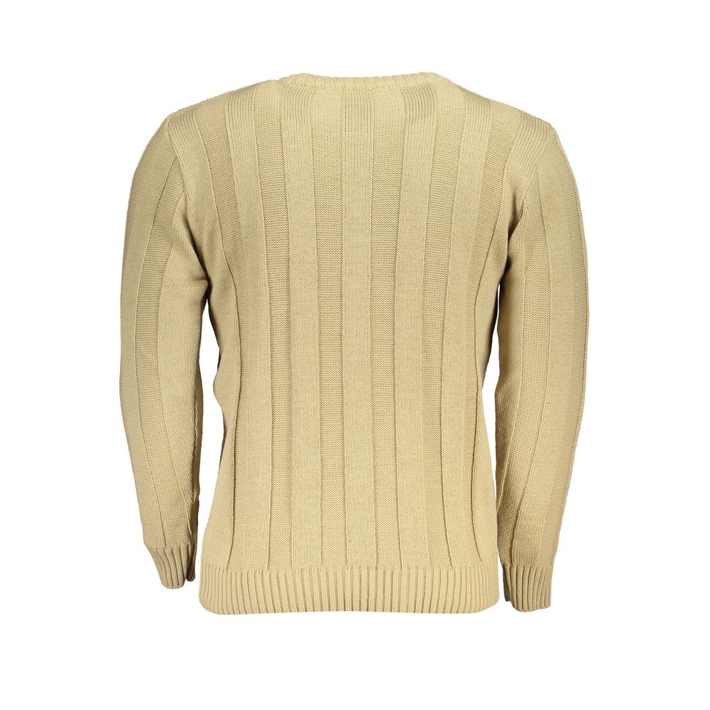 U.S. Grand Polo Beige Acrylic Men Sweater