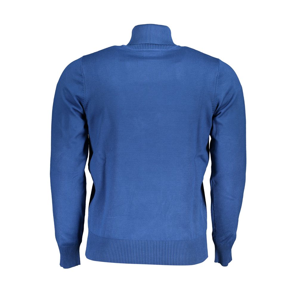 U.S. Grand Polo Blue Viscose Men Sweater