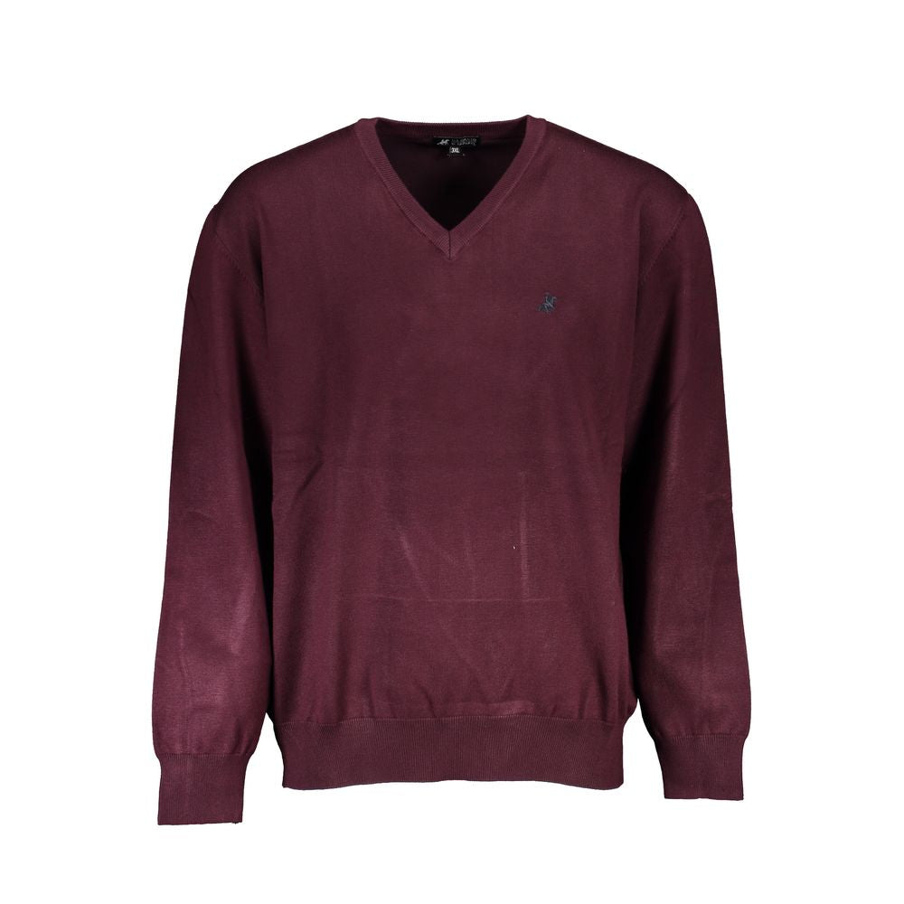 U.S. Grand Polo Red Viscosa Men Sweater