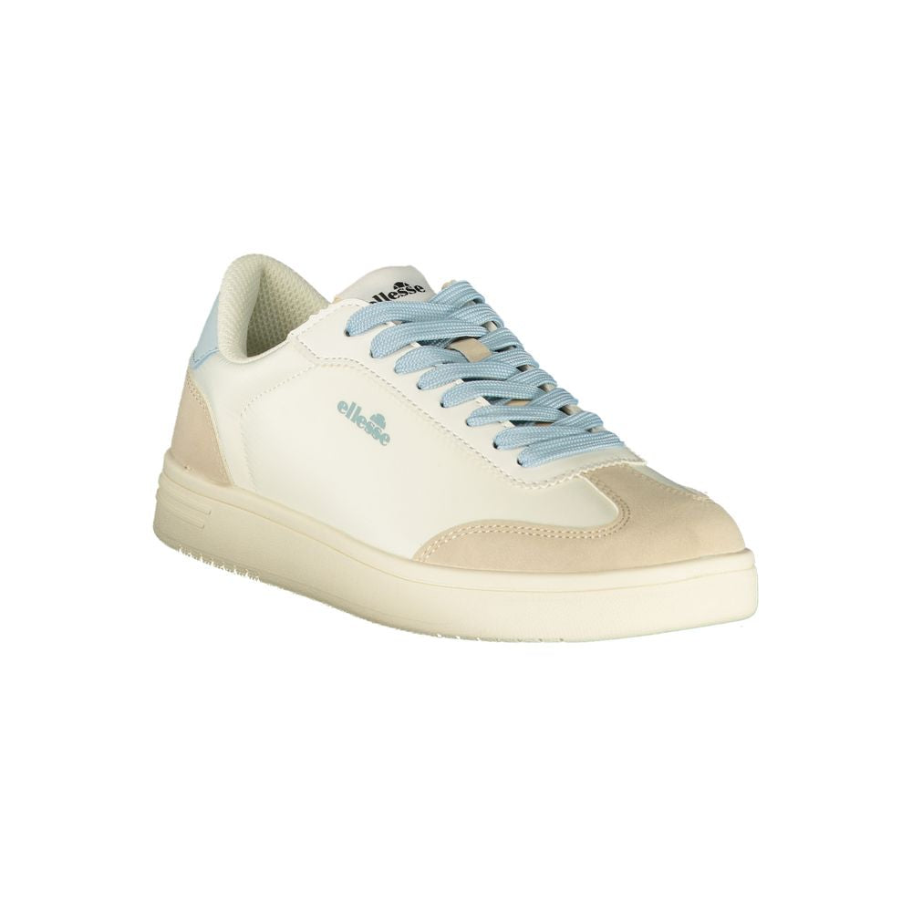 Ellesse White Polyurethane Women Sneaker