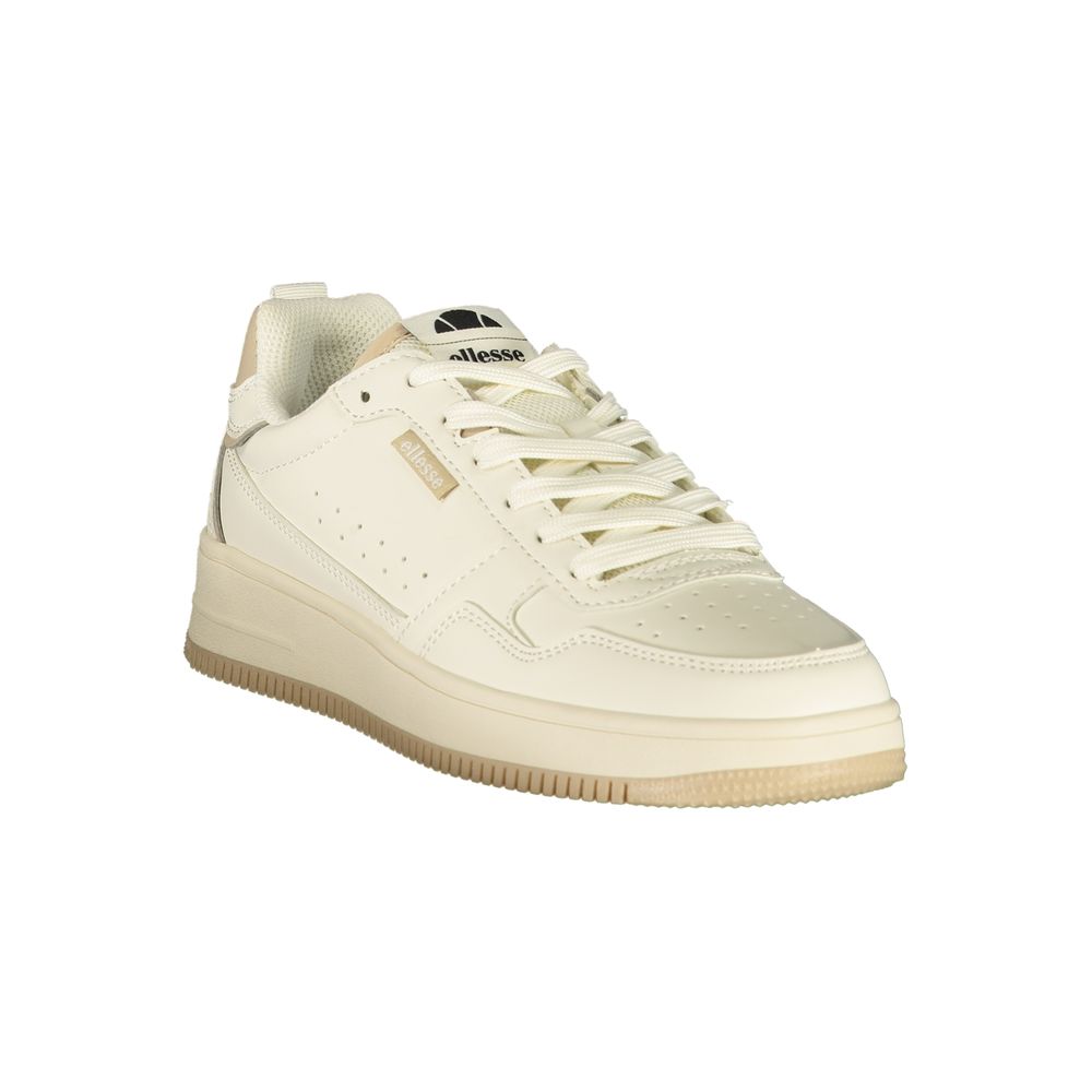Ellesse Bianco Polyurethane Women Sneaker
