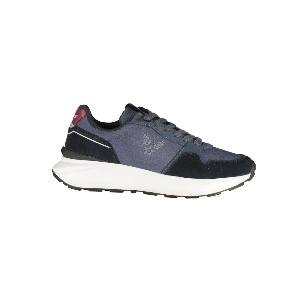 Avirex Blue Polyurethane Men Sneaker