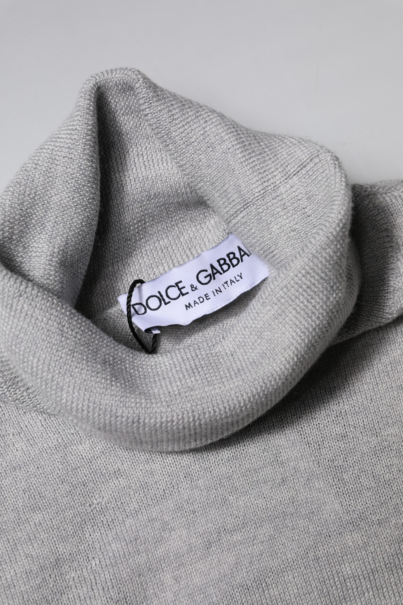 Dolce & Gabbana Gray LongSleeve Turtleneck Pullover Sweater