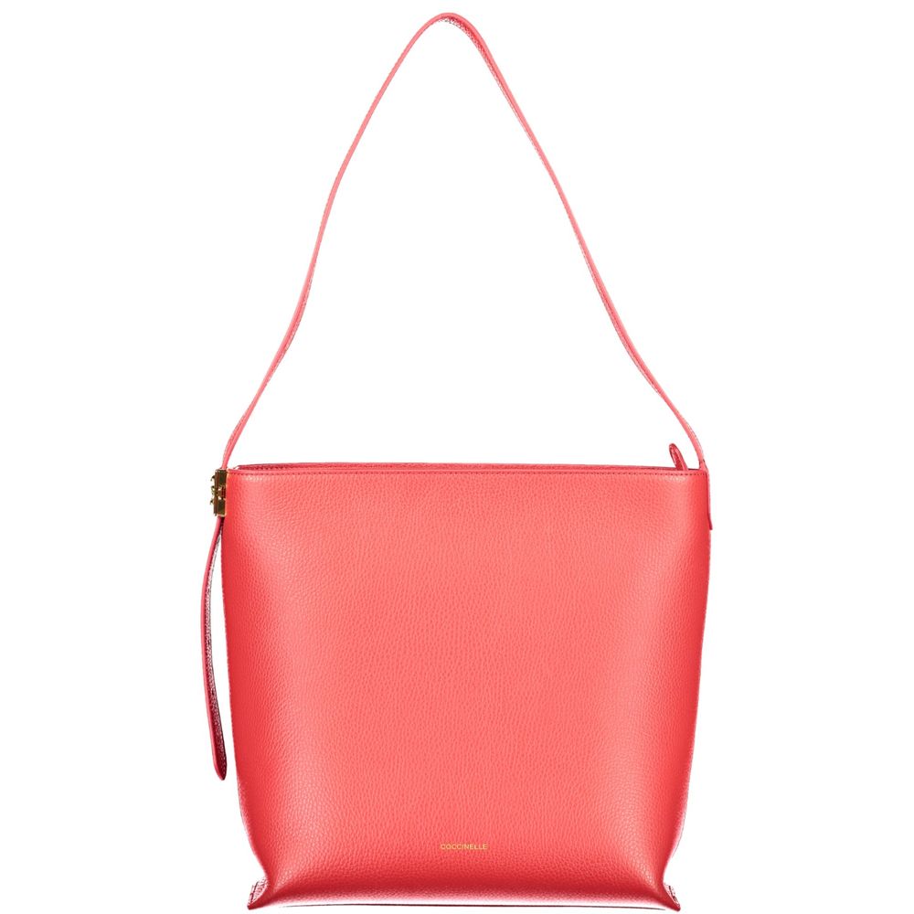Coccinelle Rosso Leather Woman Handbag LUNESCAPE
