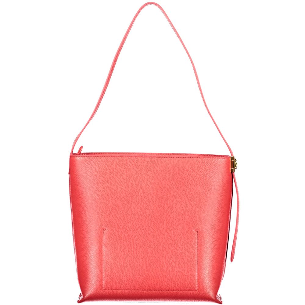 Coccinelle Rosso Leather Woman Handbag LUNESCAPE
