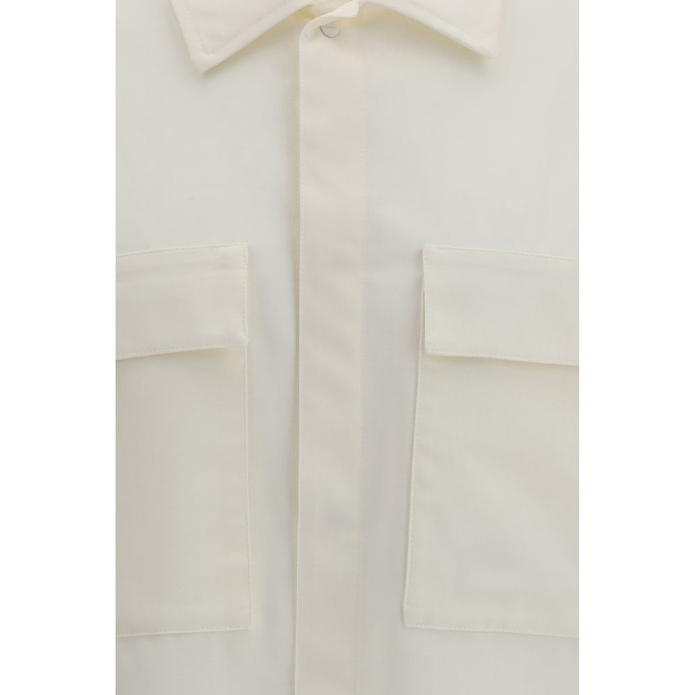 LAMINAR Beige Polyester Shortsleeve Shirt