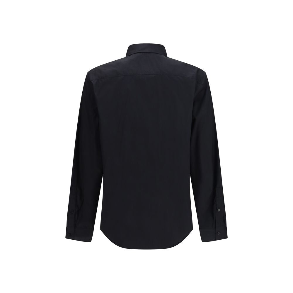 Versace Jeans Black Cotton Dress Shirt LUNESCAPE