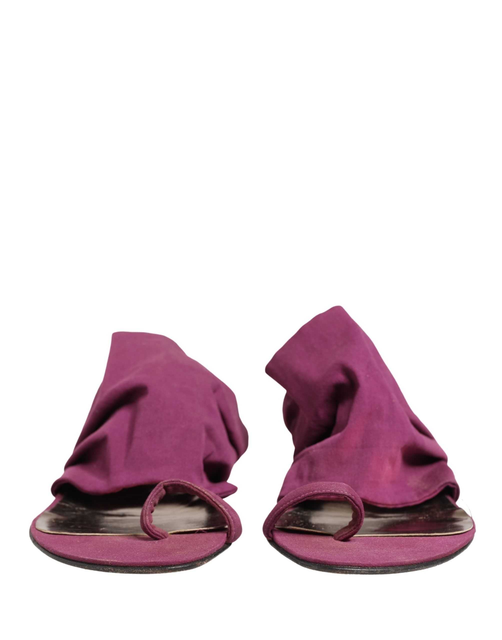 Dolce & Gabbana Violet Heels Sandals Shoes