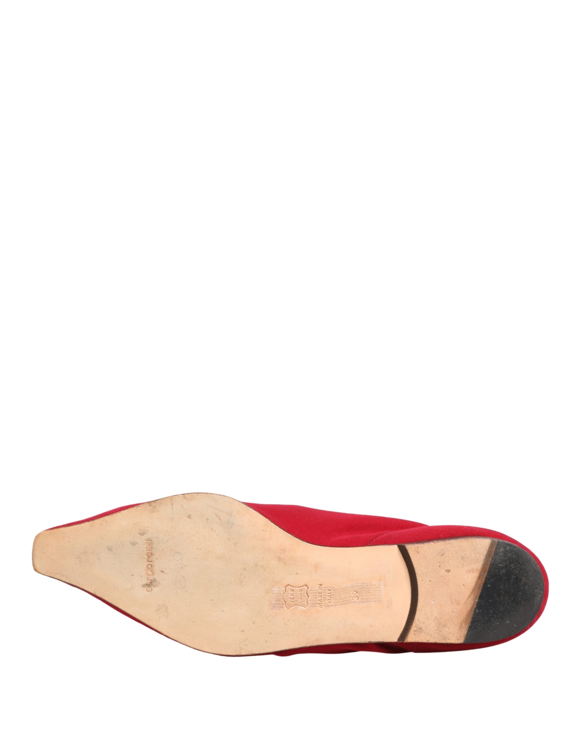 Dolce & Gabbana Red Suede Ankle Boots Shoes