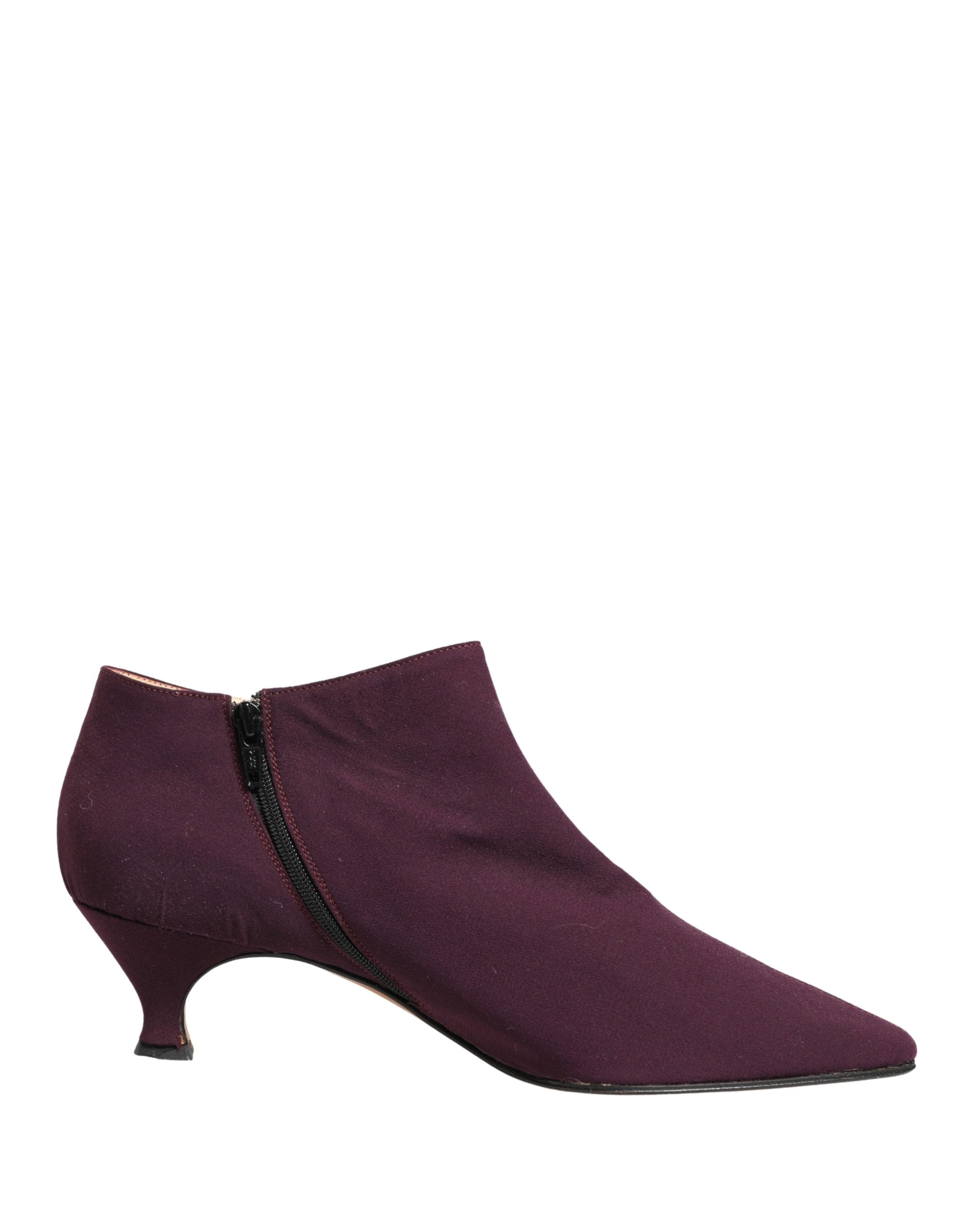 Dolce & Gabbana Purple Suede AnkleBoots Shoes