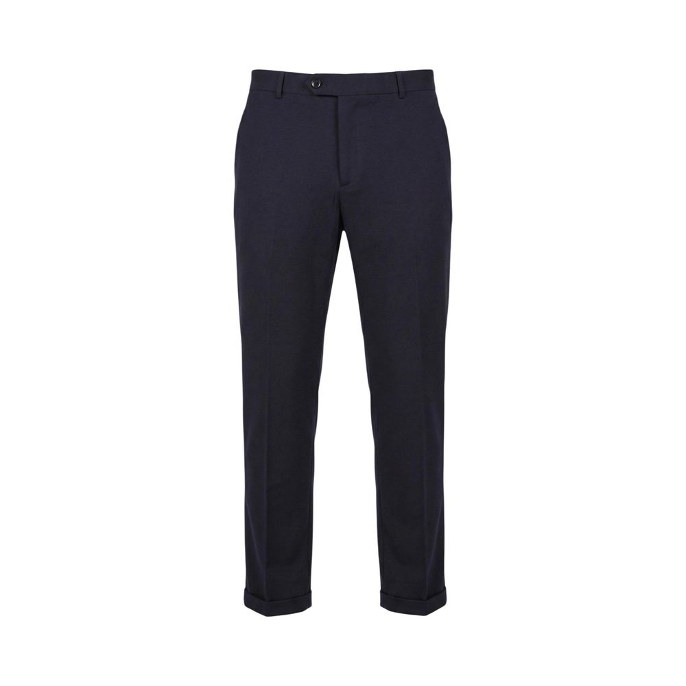 Mulish Blue Cotton Two-Piece Suit