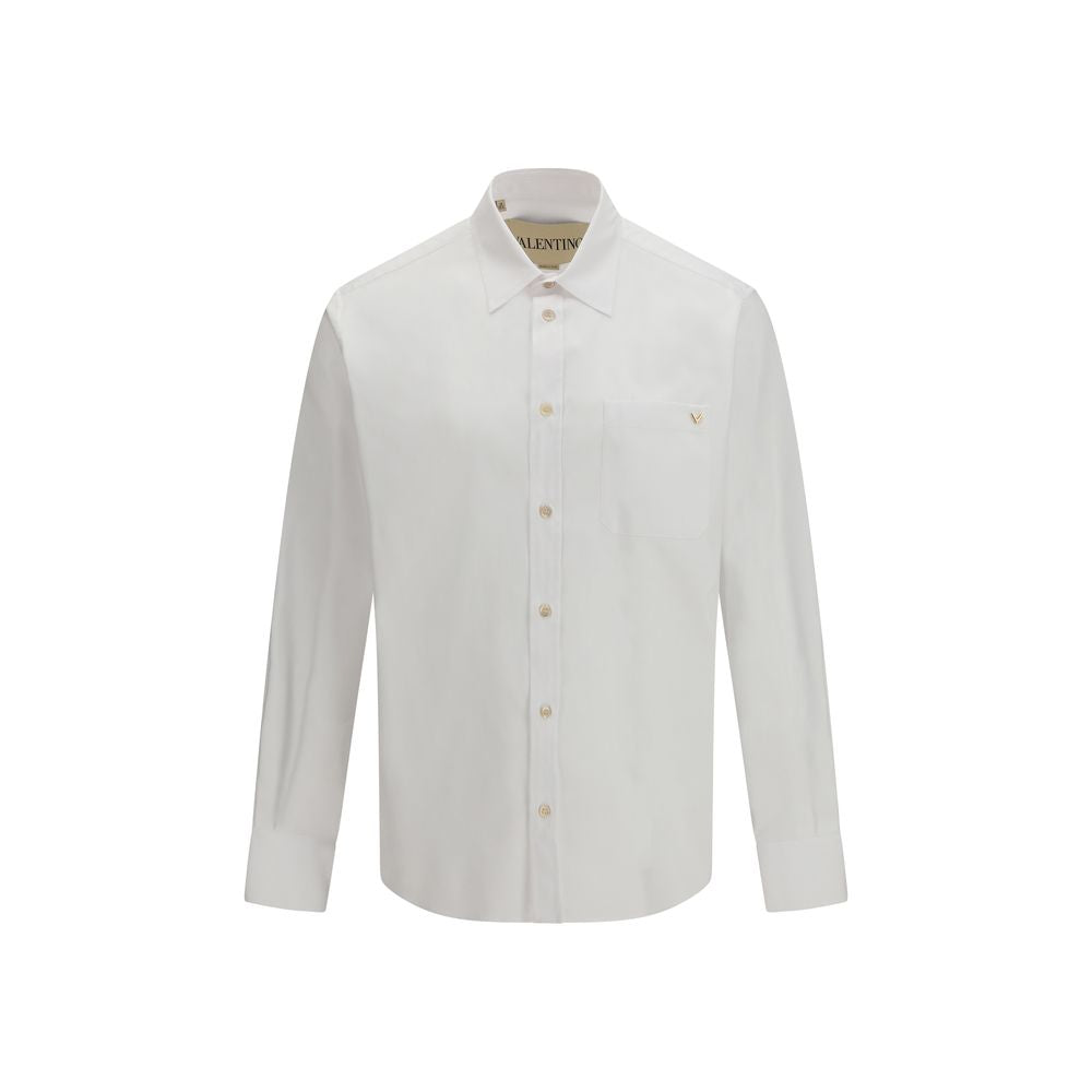 Valentino White Cotton Dress Shirt LUNESCAPE