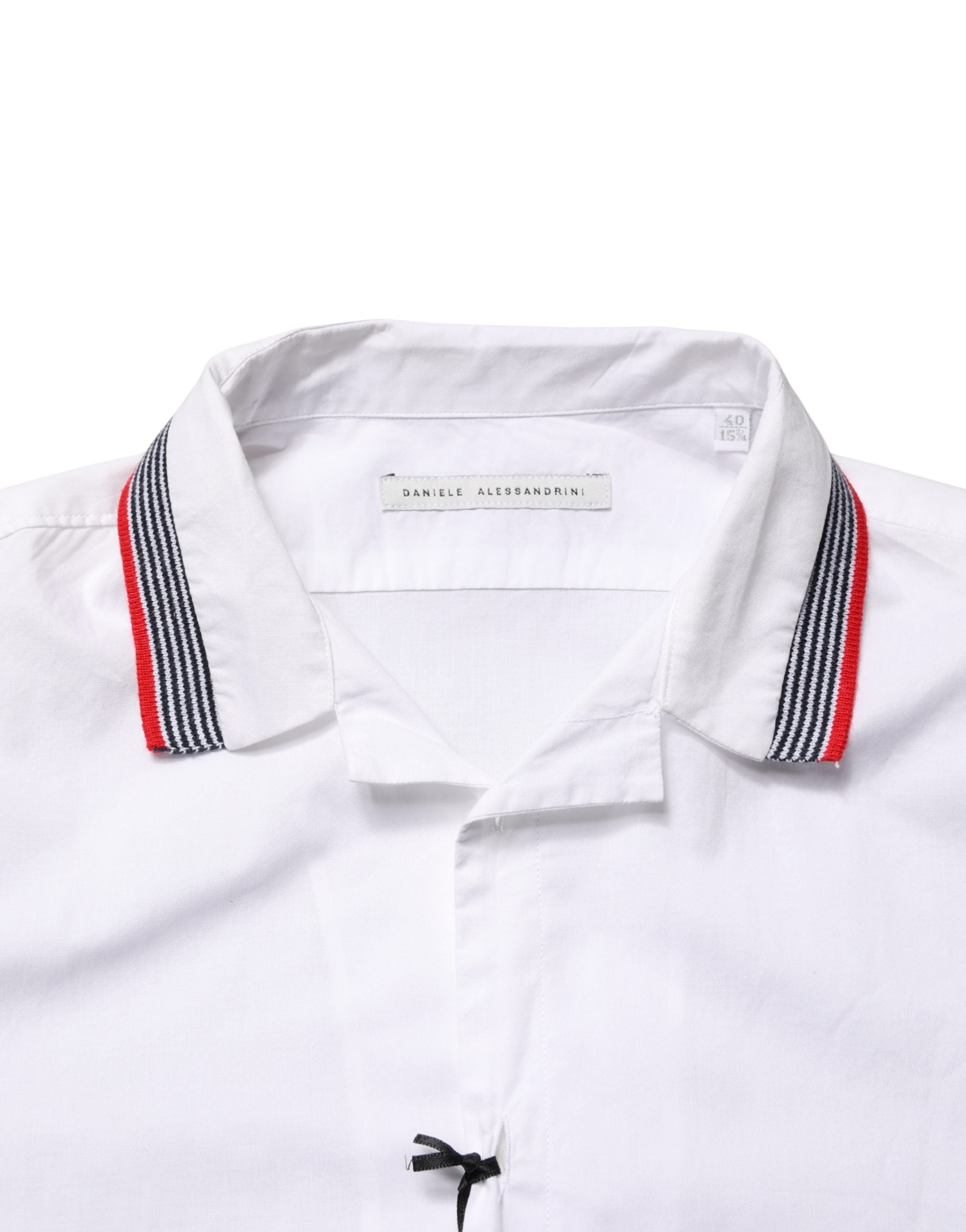 Daniele Alessandrini White Short Sleeves Button Down Shirt