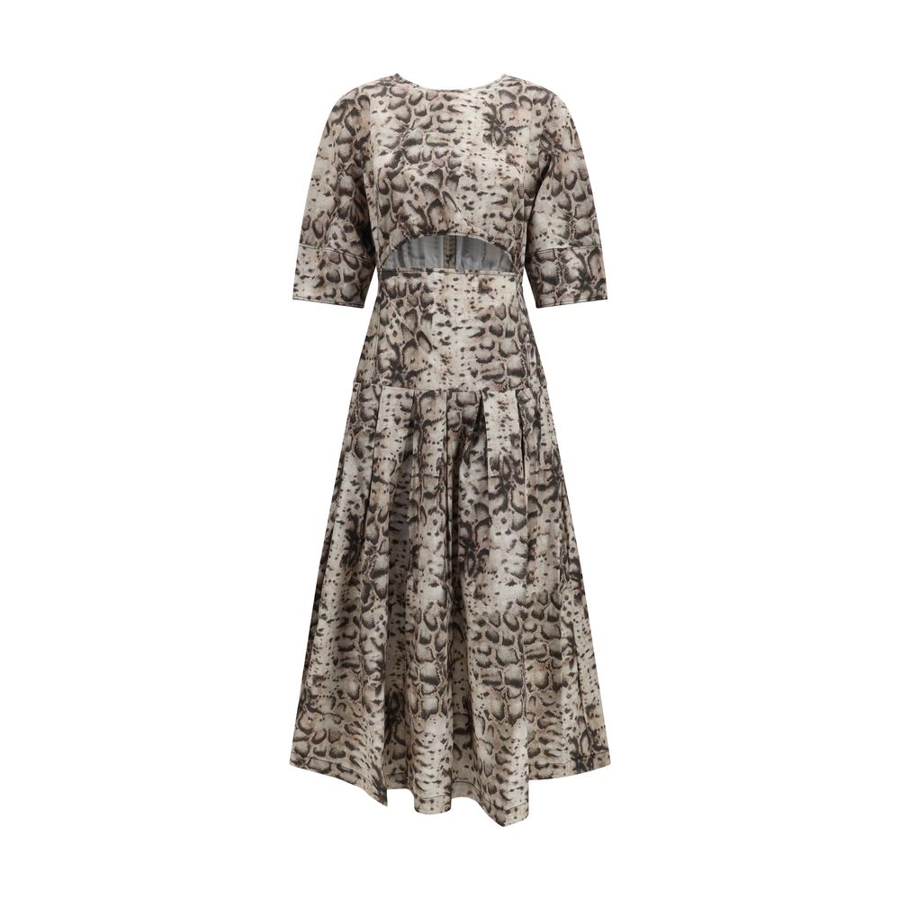 PINKO Multicolor Cotton Casual Dress LUNESCAPE