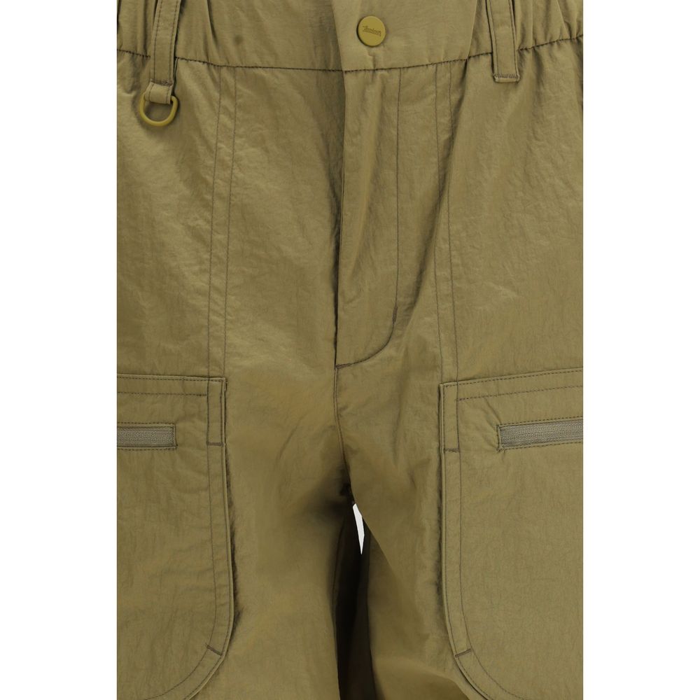 LAMINAR Bicolor Polyester Bermuda Shorts
