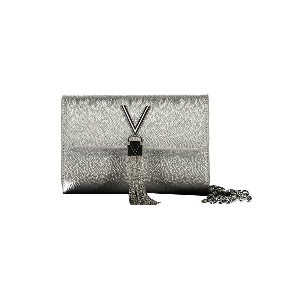 Mario Valentino Silver Polyurethane Women Bag