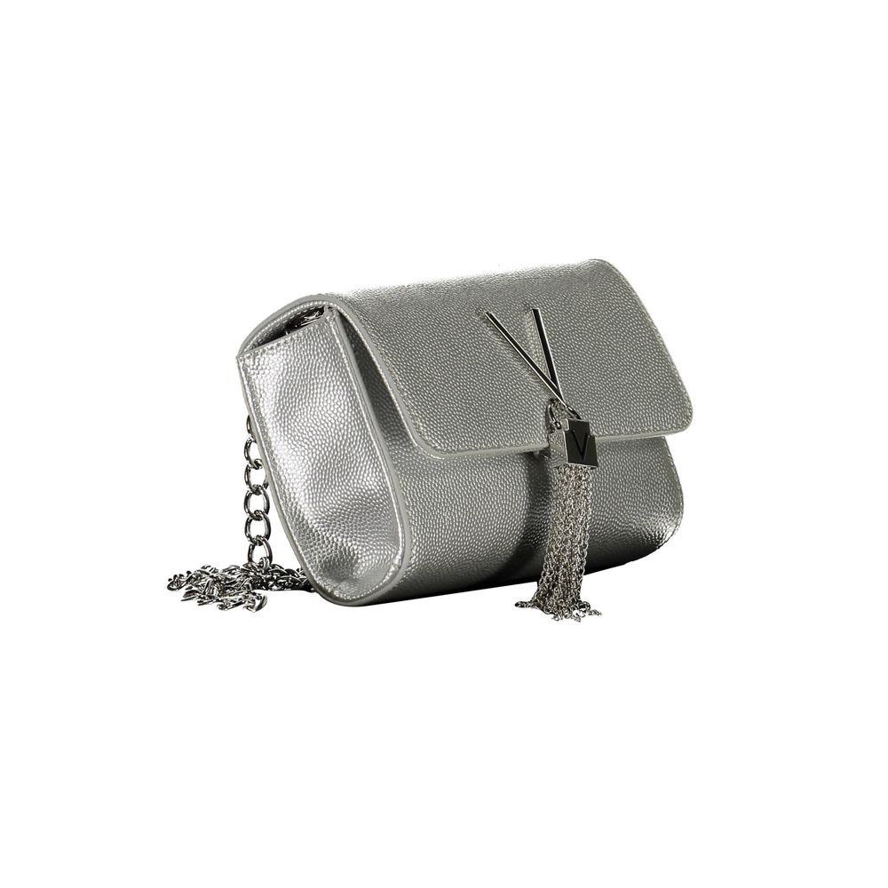 Mario Valentino Silver Polyurethane Women Bag