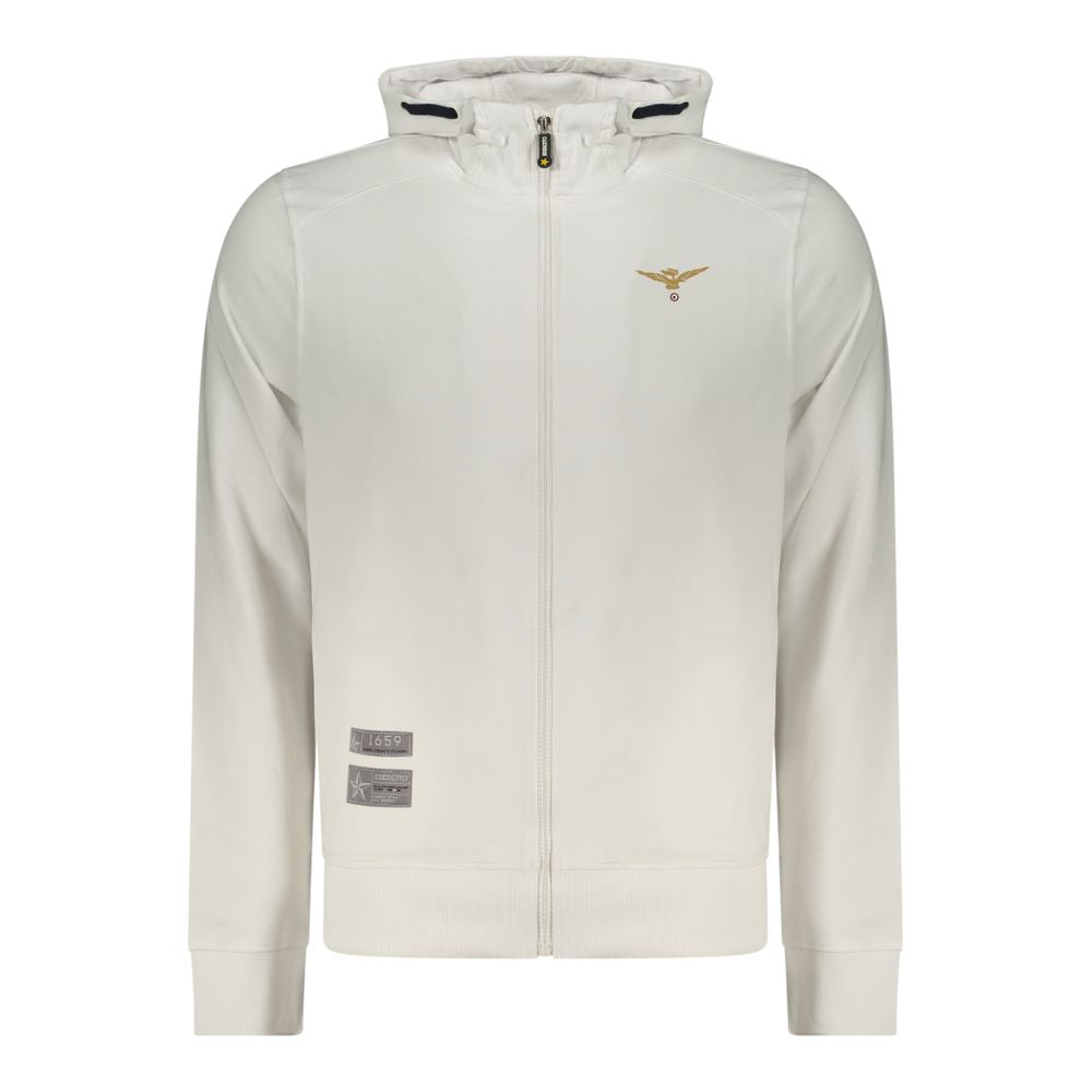 Accademia Militare White Cotton Men's Hoodie