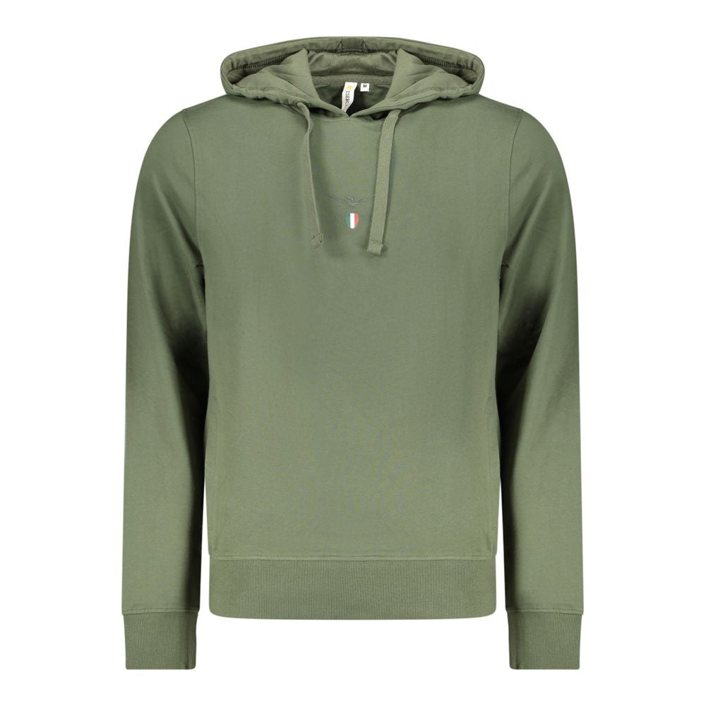 Accademia Militare Verde Cotton Men Hoodie