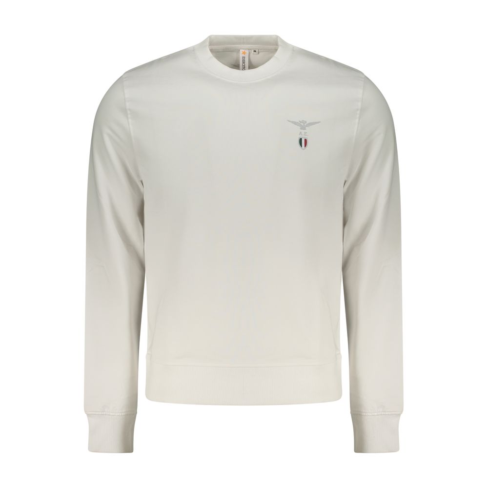 Accademia Militare Bianco Cotton Men Sweatshirt LUNESCAPE