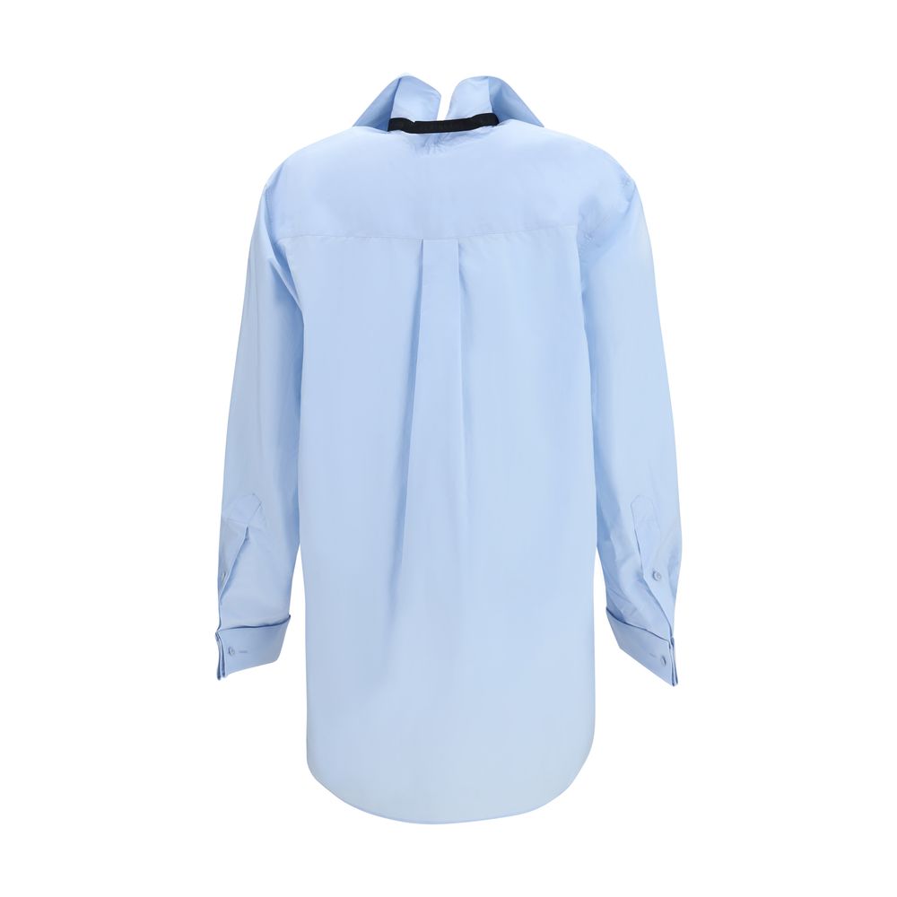 ALAINPAUL Blue Cotton Shirt